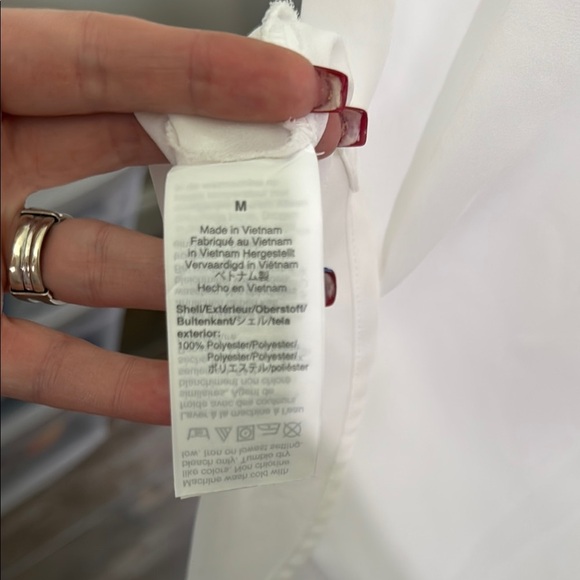 J. Crew Ivory White Blouse with Cap Sleeves - Picture 9 of 11